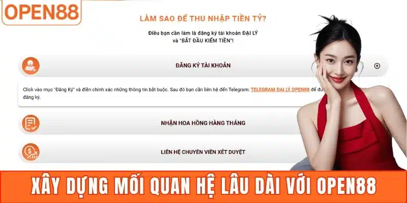 Xây dựng mối quan hệ lâu dài với Open88